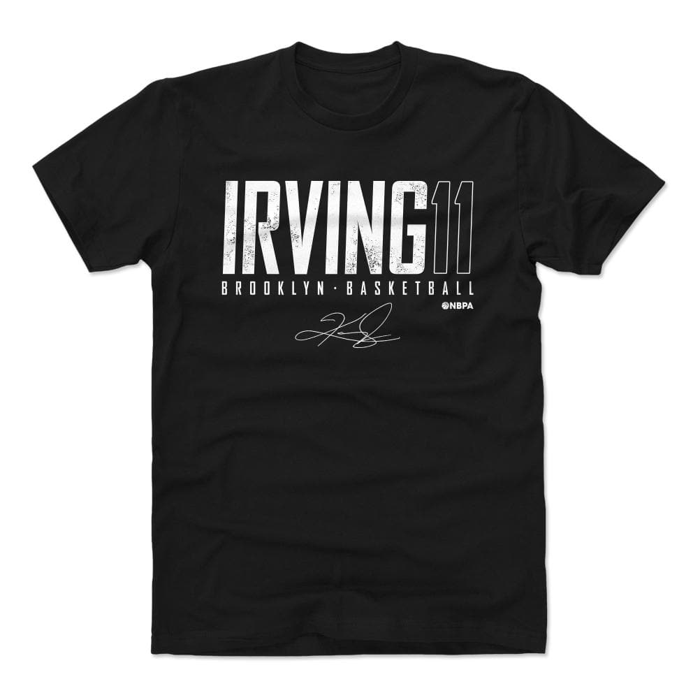 500 Level T-Shirts Kyrie Irving Brooklyn Nets 500 Level NBA Elite T-Shirt - Black