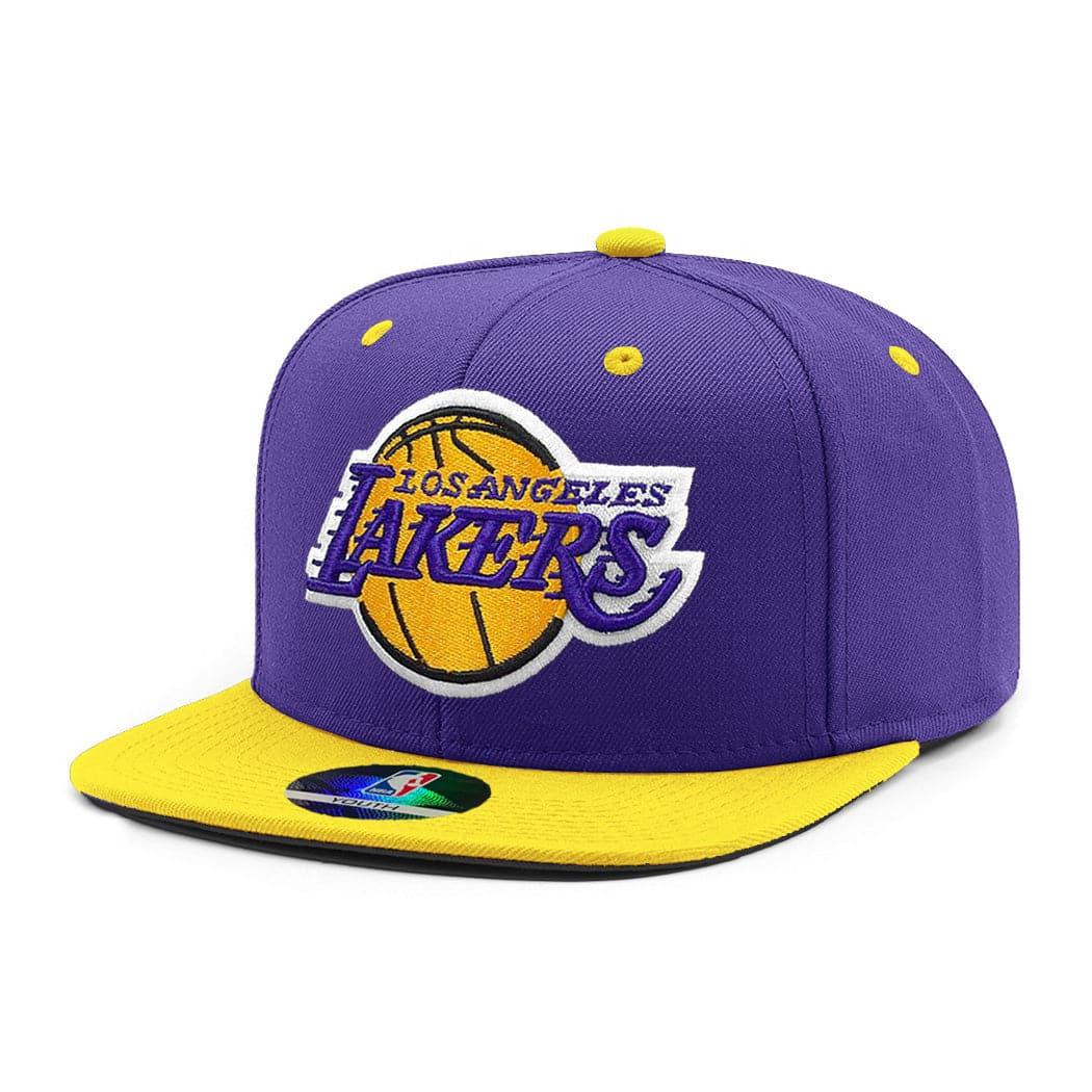 Youths Los Angeles Lakers Outerstuff NBA Two Tone Snapback Hat - Purple