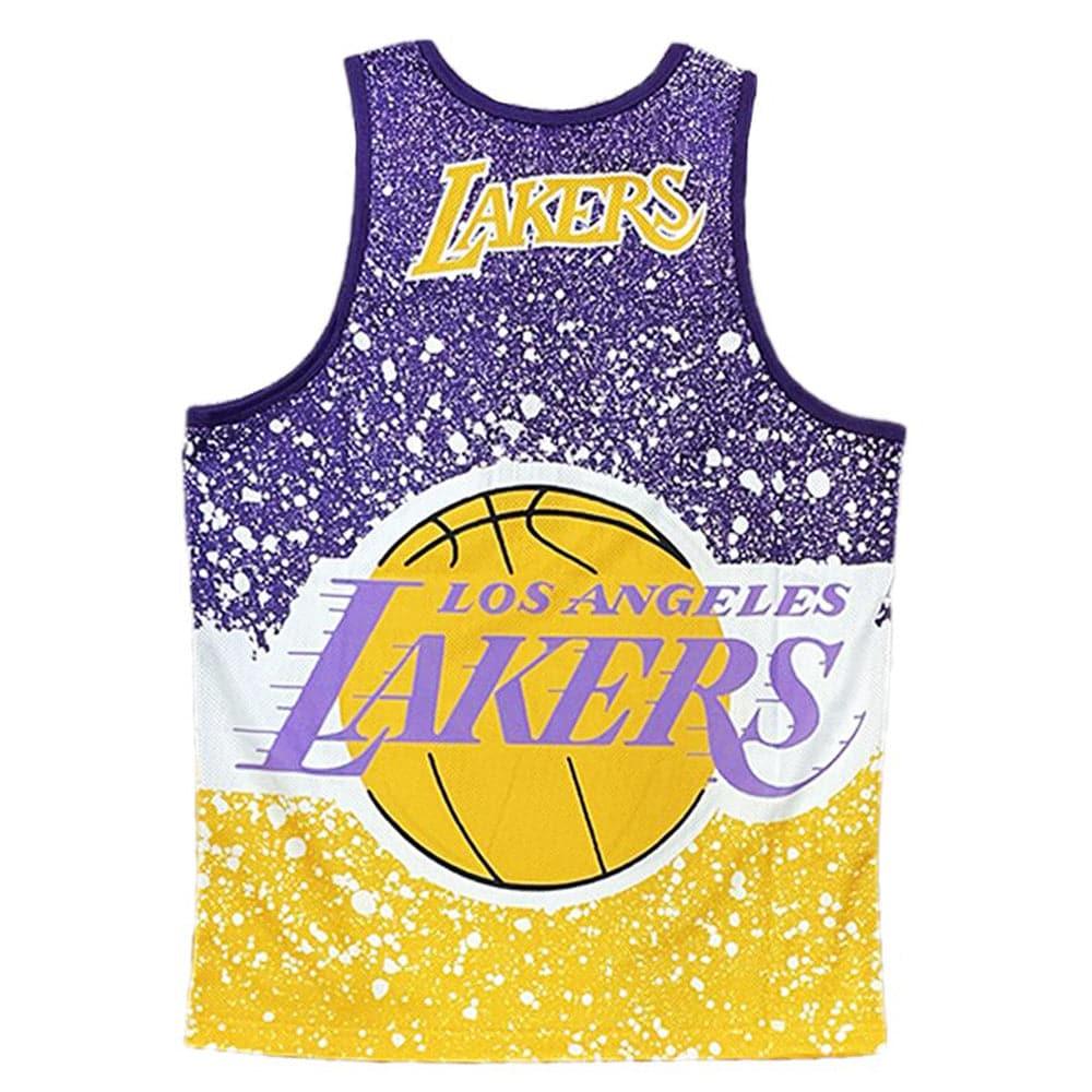 Los Angeles Lakers Mitchell & Ness NBA Jumbotron Subliminated Tank Top