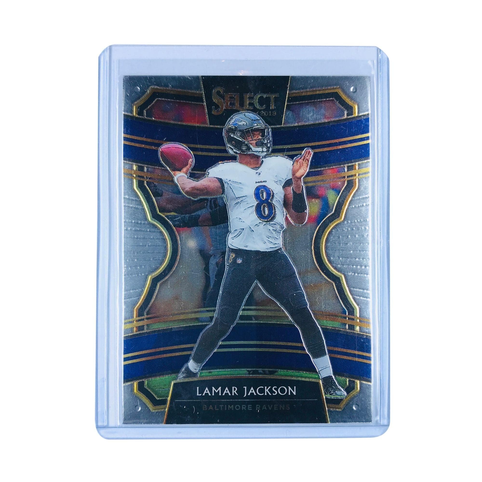 Panini Cards Lamar Jackson Baltimore Ravens 2019 Panini Select NFL Concourse 71 Card