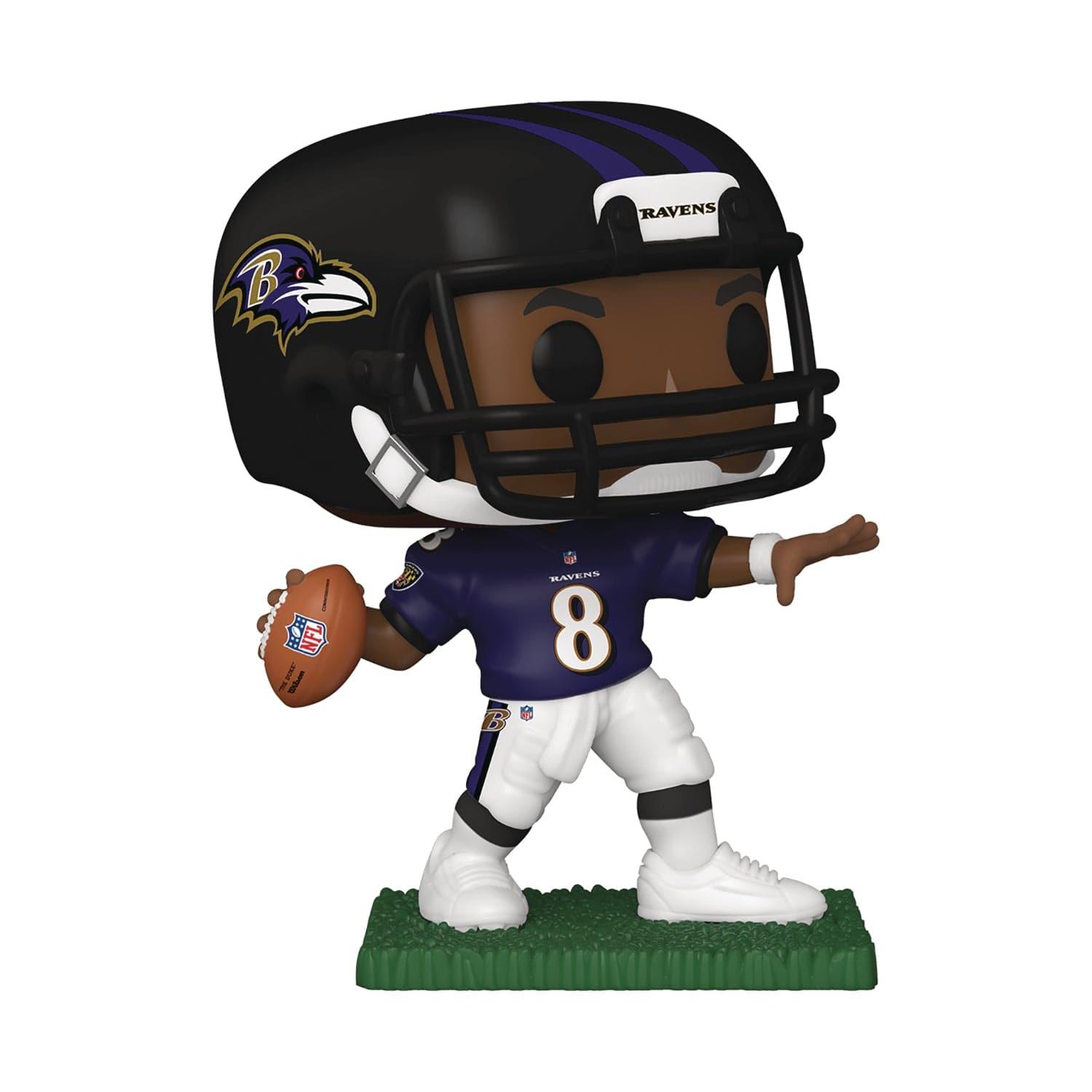 Funko Figures Lamar Jackson Baltimore Ravens Funko NFL Pop Vinyl 3.75" 146 Figure - Purple