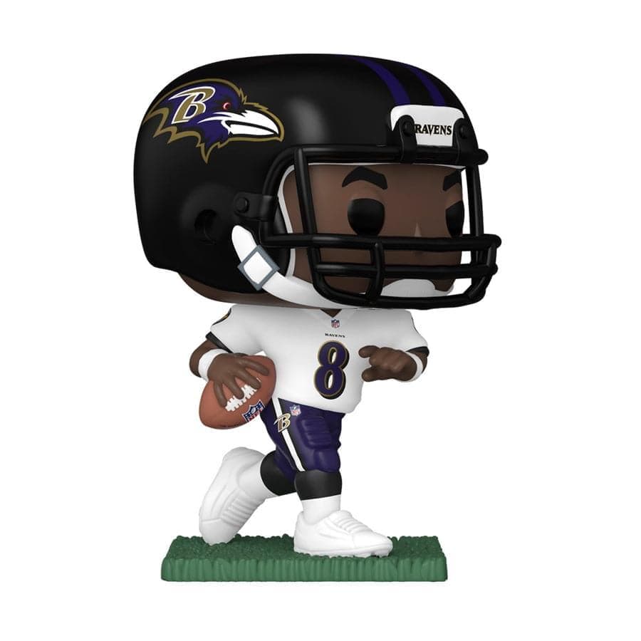 Funko Figures Lamar Jackson Baltimore Ravens Funko NFL Pop Vinyl Figure - White