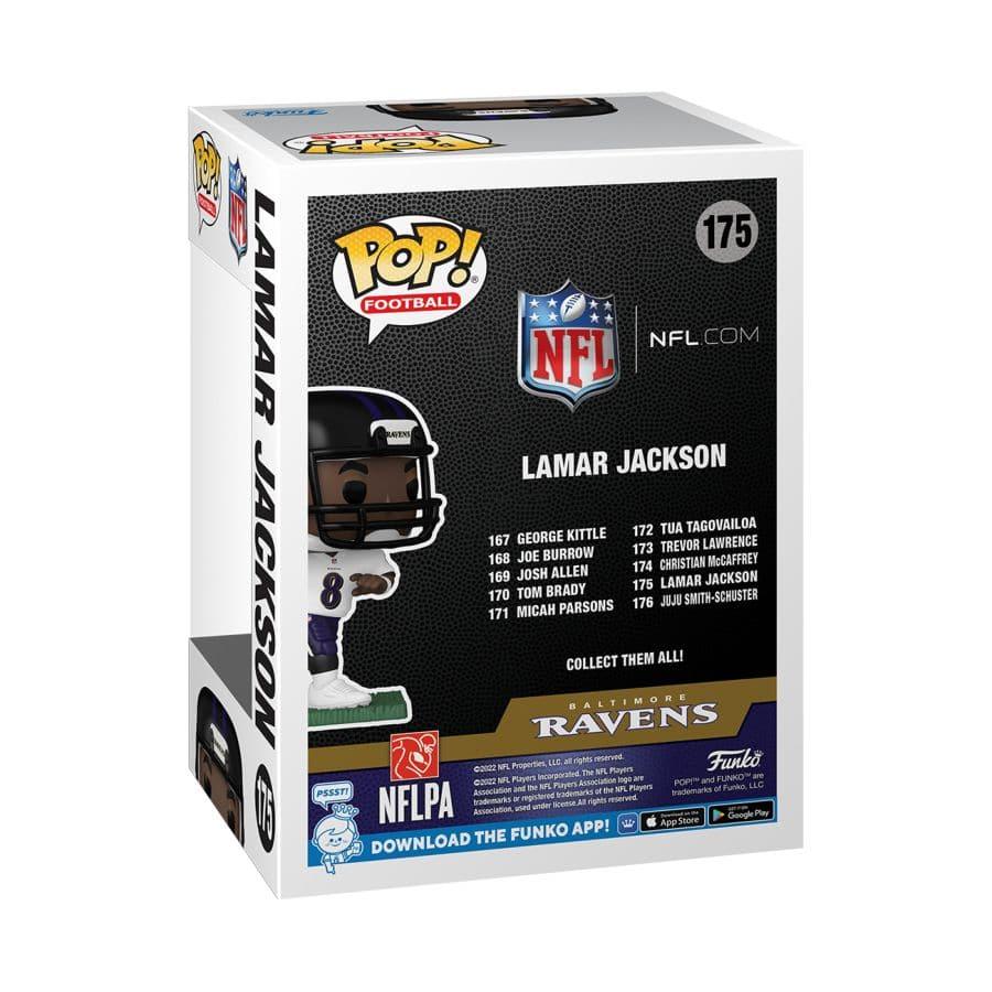 Funko Figures Lamar Jackson Baltimore Ravens Funko NFL Pop Vinyl Figure - White