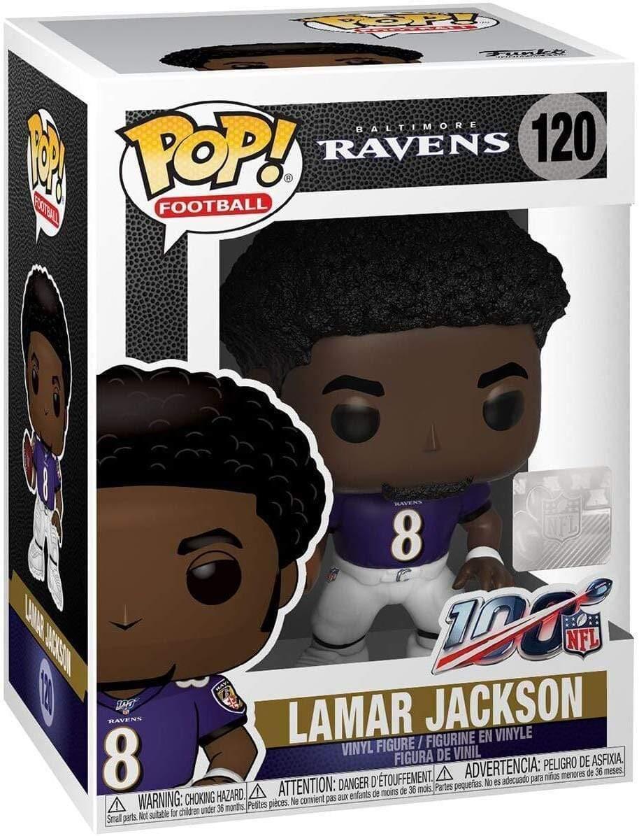 Funko Figures Lamar Jackson Baltimore Ravens NFL Funko Pop 120 Vinyl 3.75" Figure - Purple