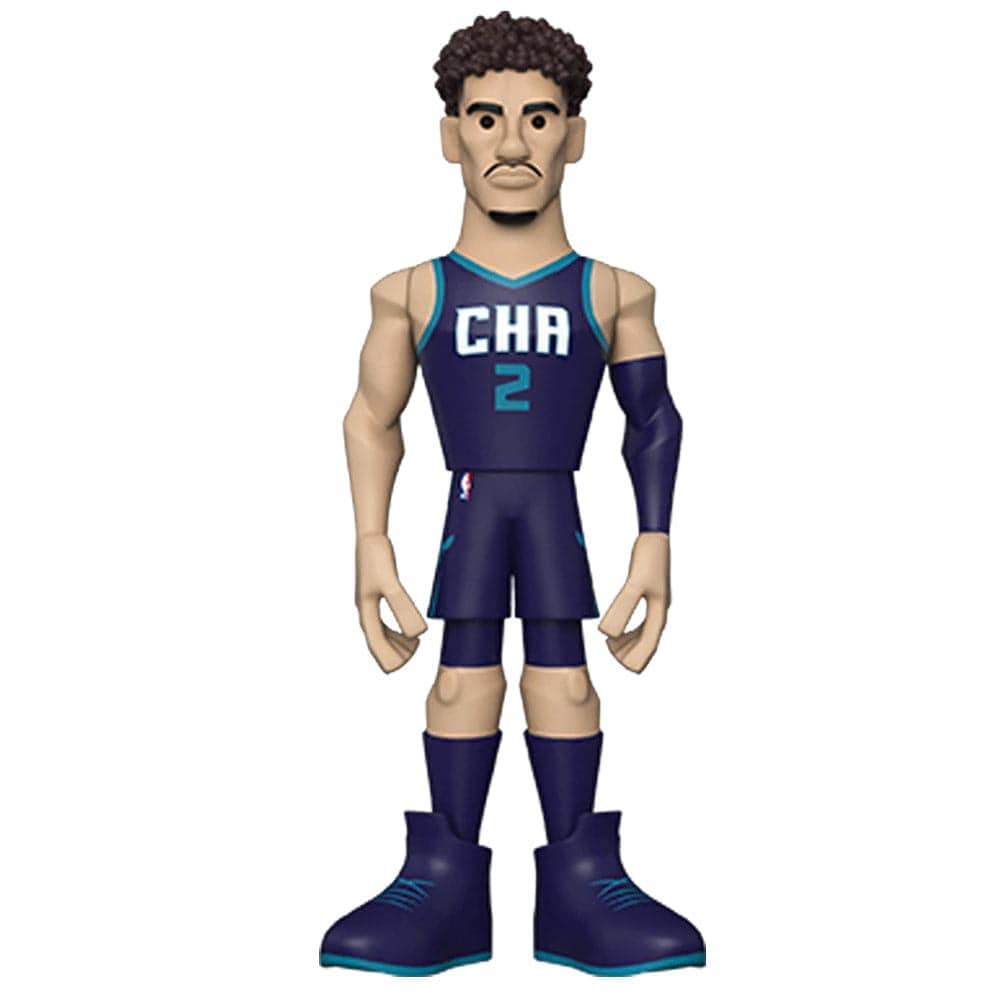 Funko Figures LaMelo Ball Charlotte Hornets Funko NBA 5" Home Vinyl Gold Figure - Purple