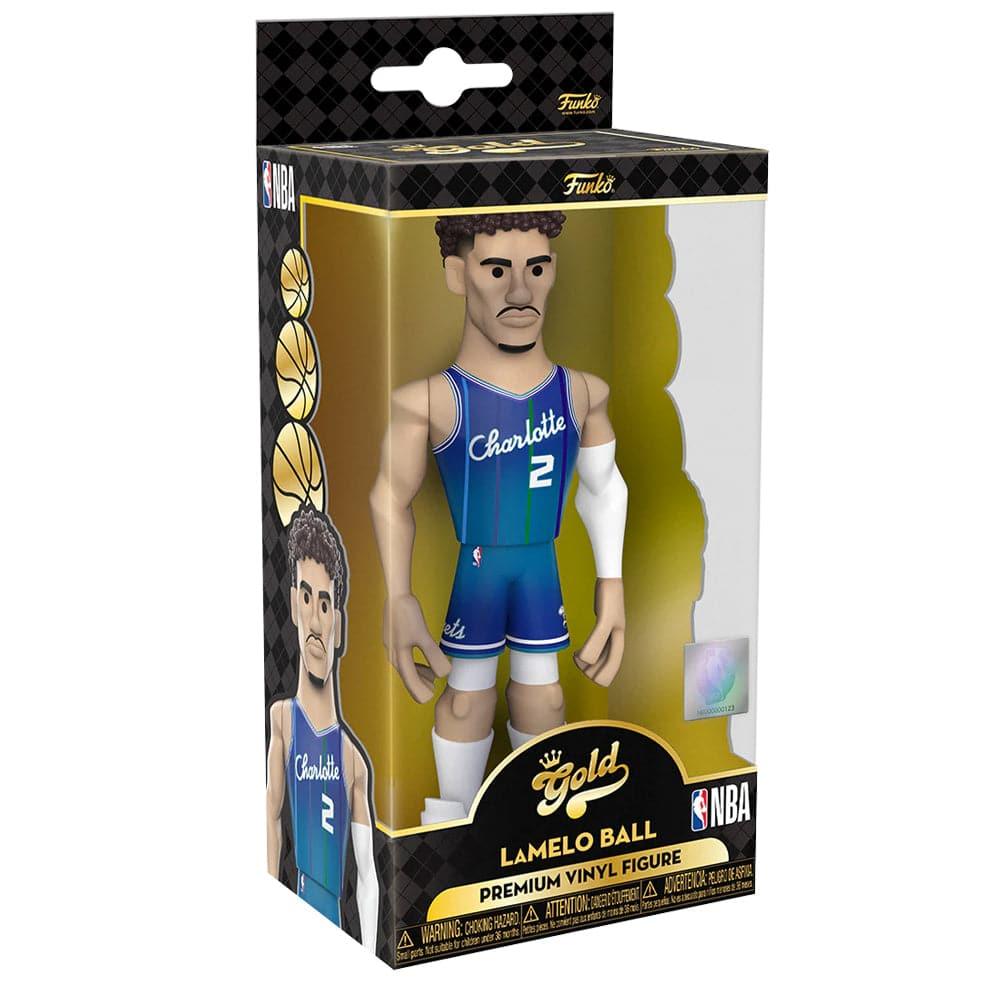 Funko Figures LaMelo Ball Charlotte Hornets Funko NBA 5" Home Vinyl Gold Figure - Purple