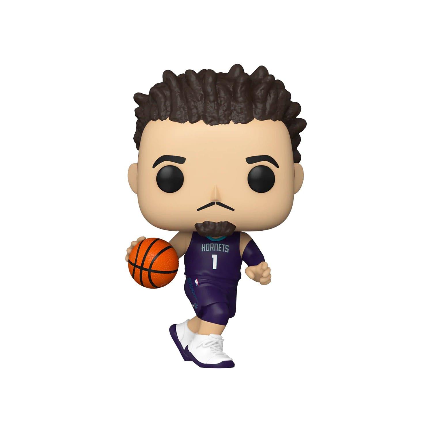 Funko Figures LaMelo Ball Charlotte Hornets Funko NBA Pop 151 3.75" Figure - Purple