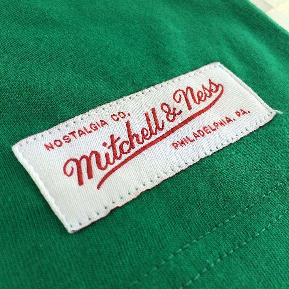 Mitchell And Ness T-Shirts Larry Bird Boston Celtics Mitchell & Ness NBA Player T-Shirt - Green