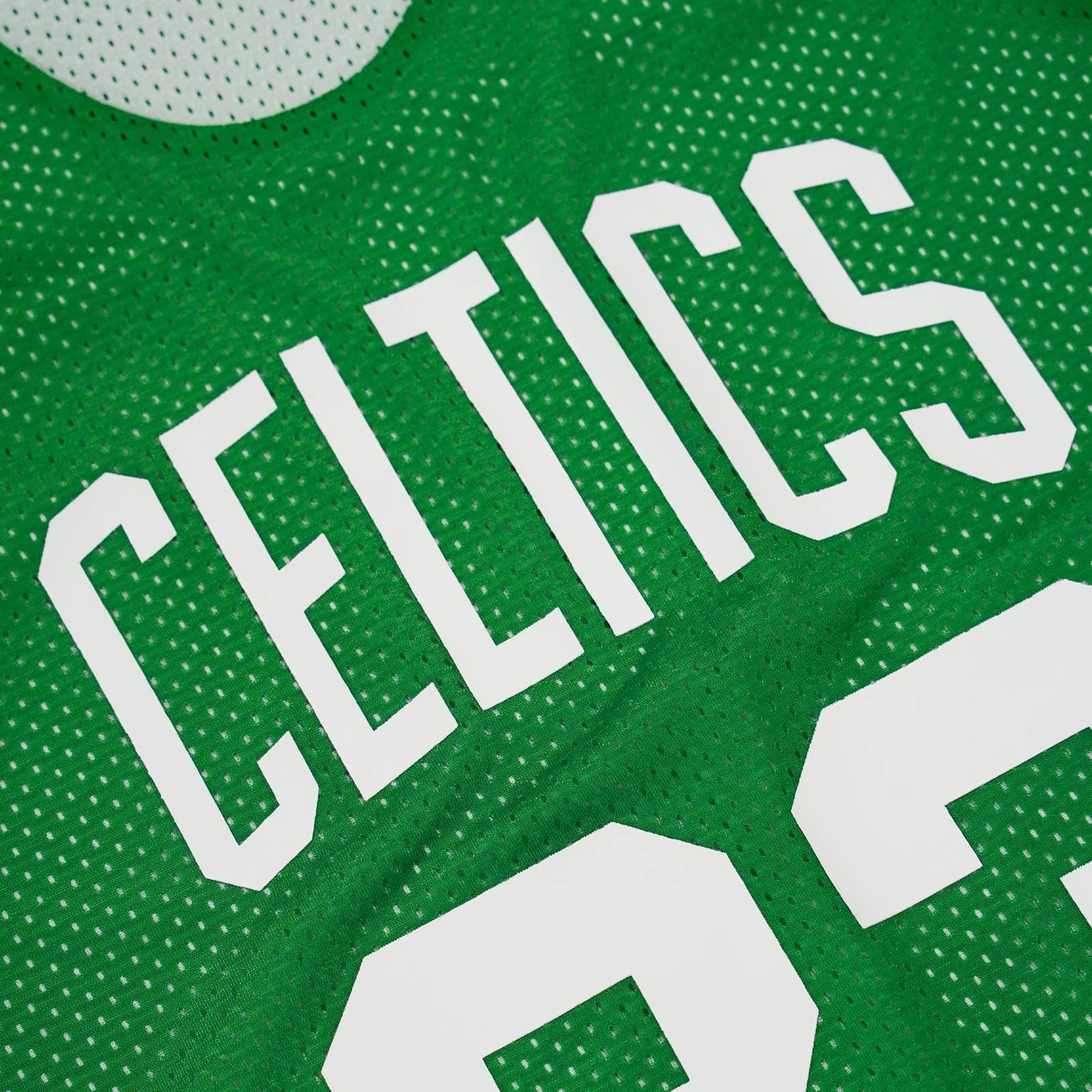 Mitchell And Ness T-Shirts Larry Bird Boston Celtics Mitchell & Ness NBA Reversible Mesh Tank - Green/White