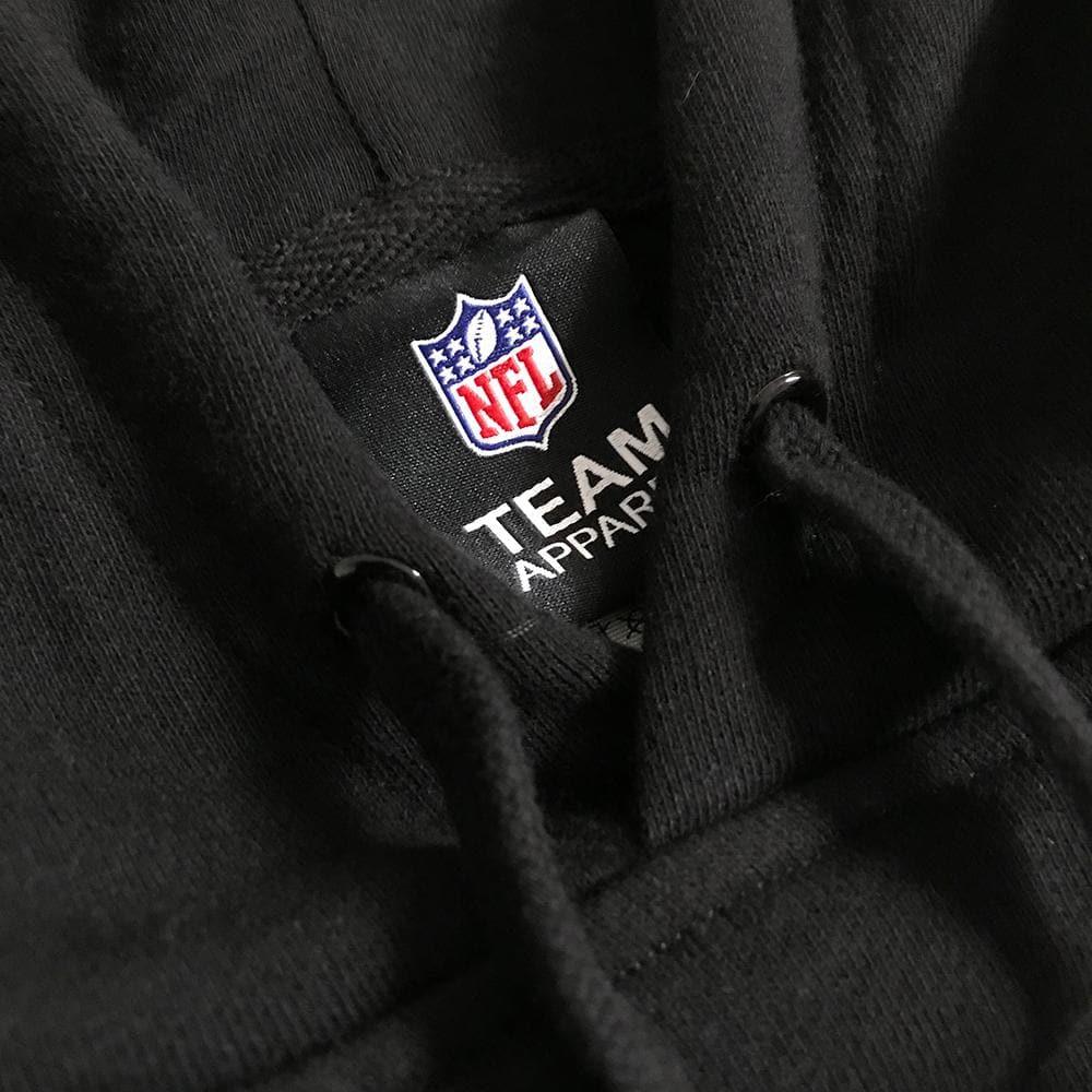 Majestic Athletic Jumpers Las Vegas Raiders Majestic NFL Duke Hoodie Jumper - Black