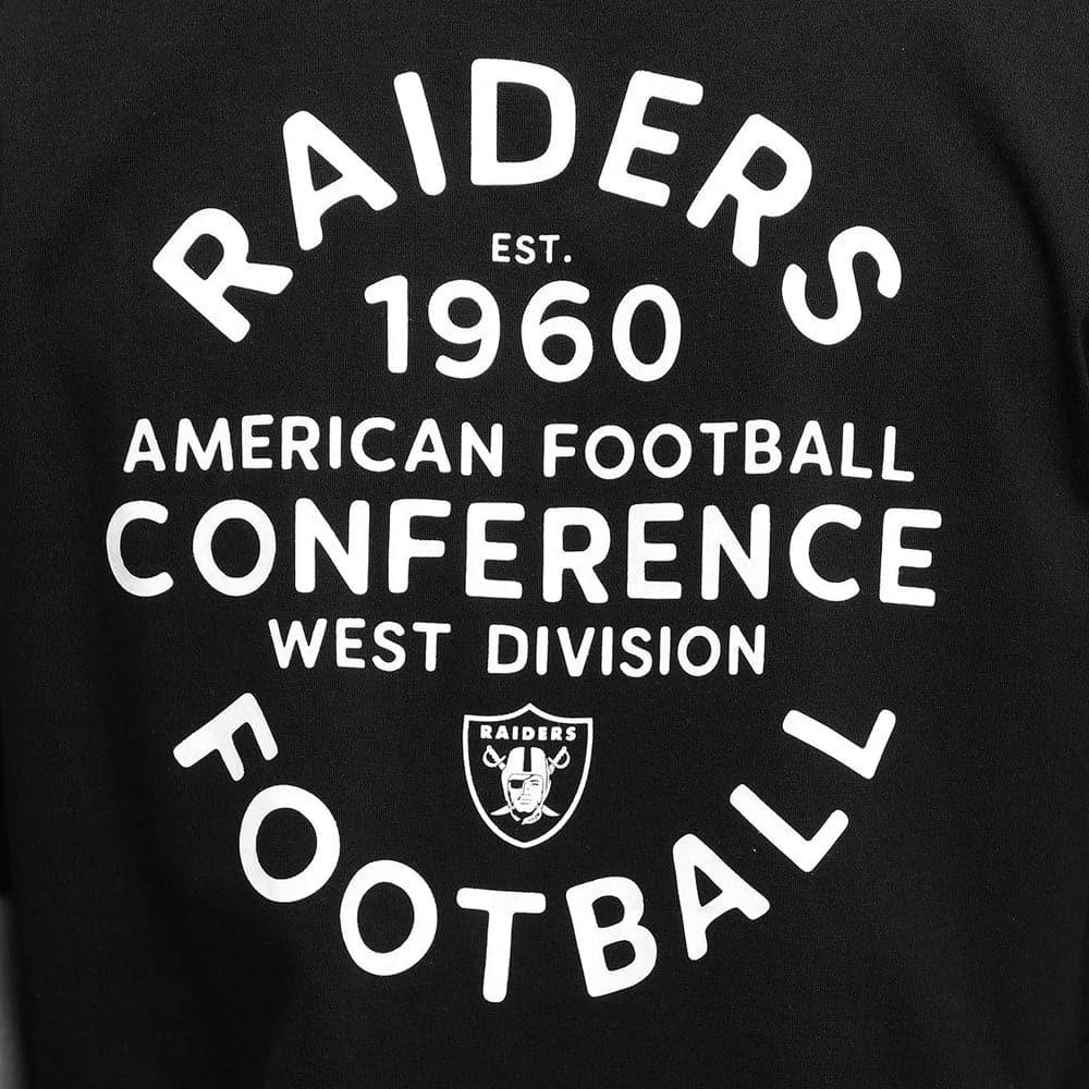 Majestic Athletic T-Shirts Las Vegas Raiders Majestic NFL Throwback Champions T-Shirt - Black