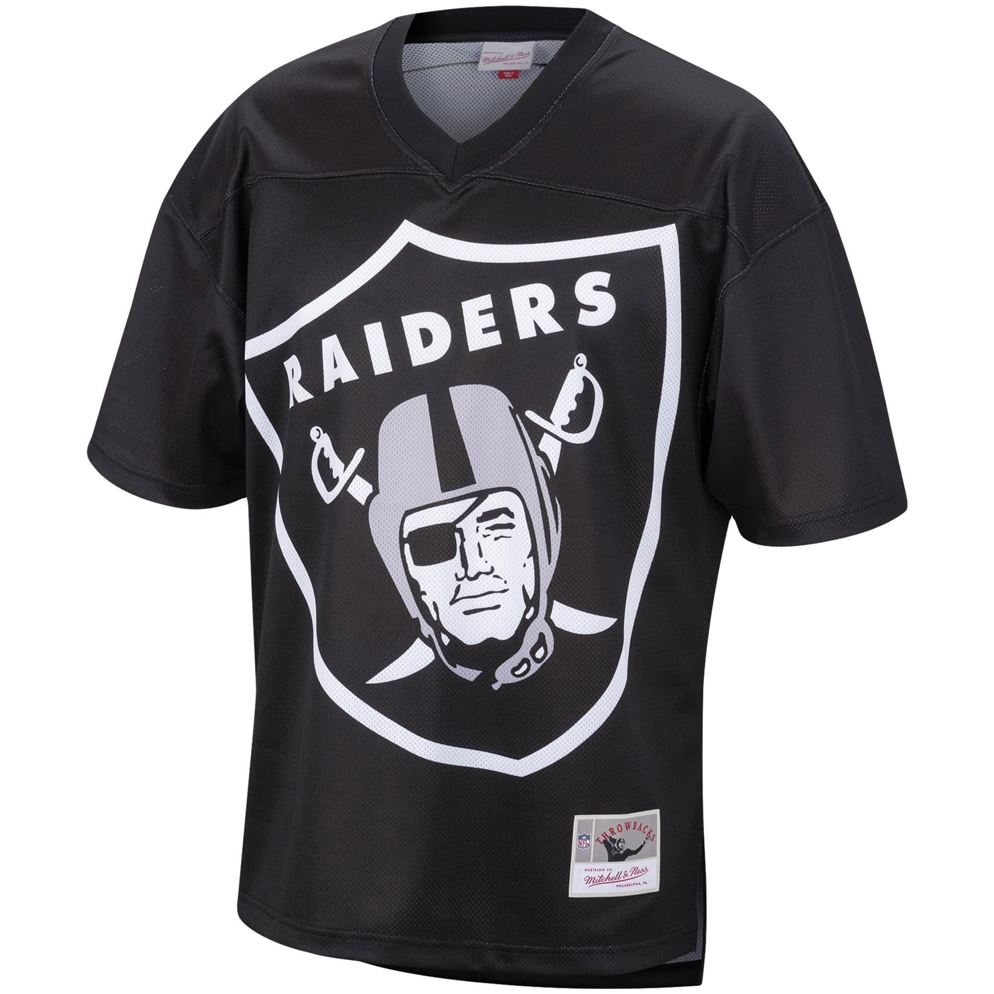 Mitchell And Ness Jerseys Las Vegas Raiders Mitchell & Ness NFL Big Face Jersey - Black