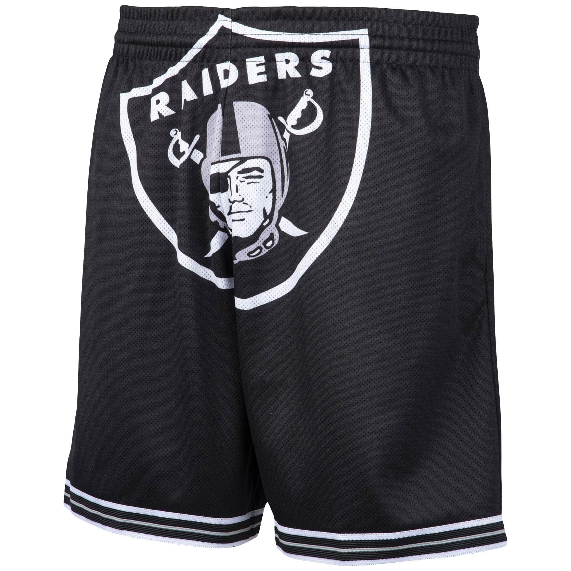 Mitchell And Ness Shorts Las Vegas Raiders Mitchell & Ness NFL Big Face Shorts - Black
