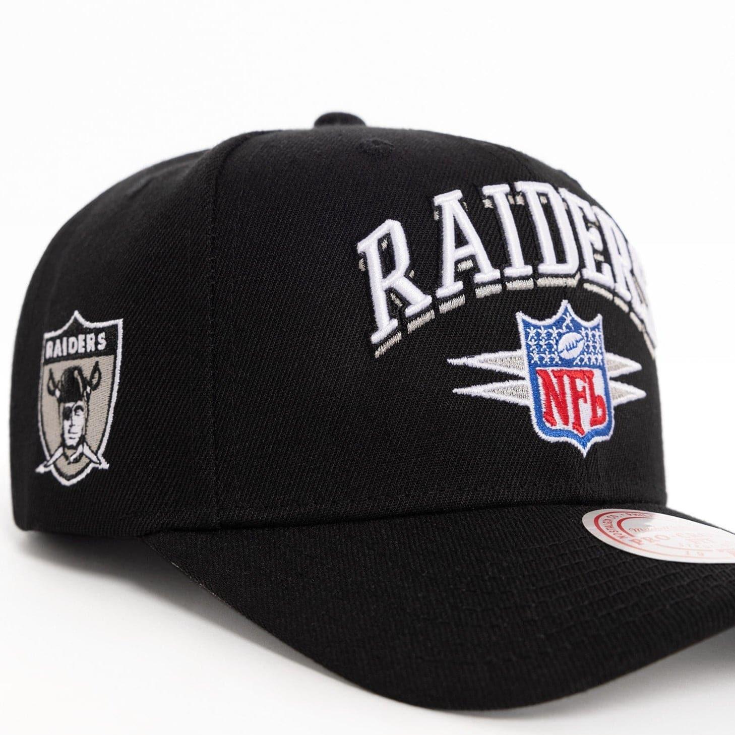 Mitchell And Ness Caps Las Vegas Raiders Mitchell & Ness NFL Diamond Pro Crown Snapback Hat - Black