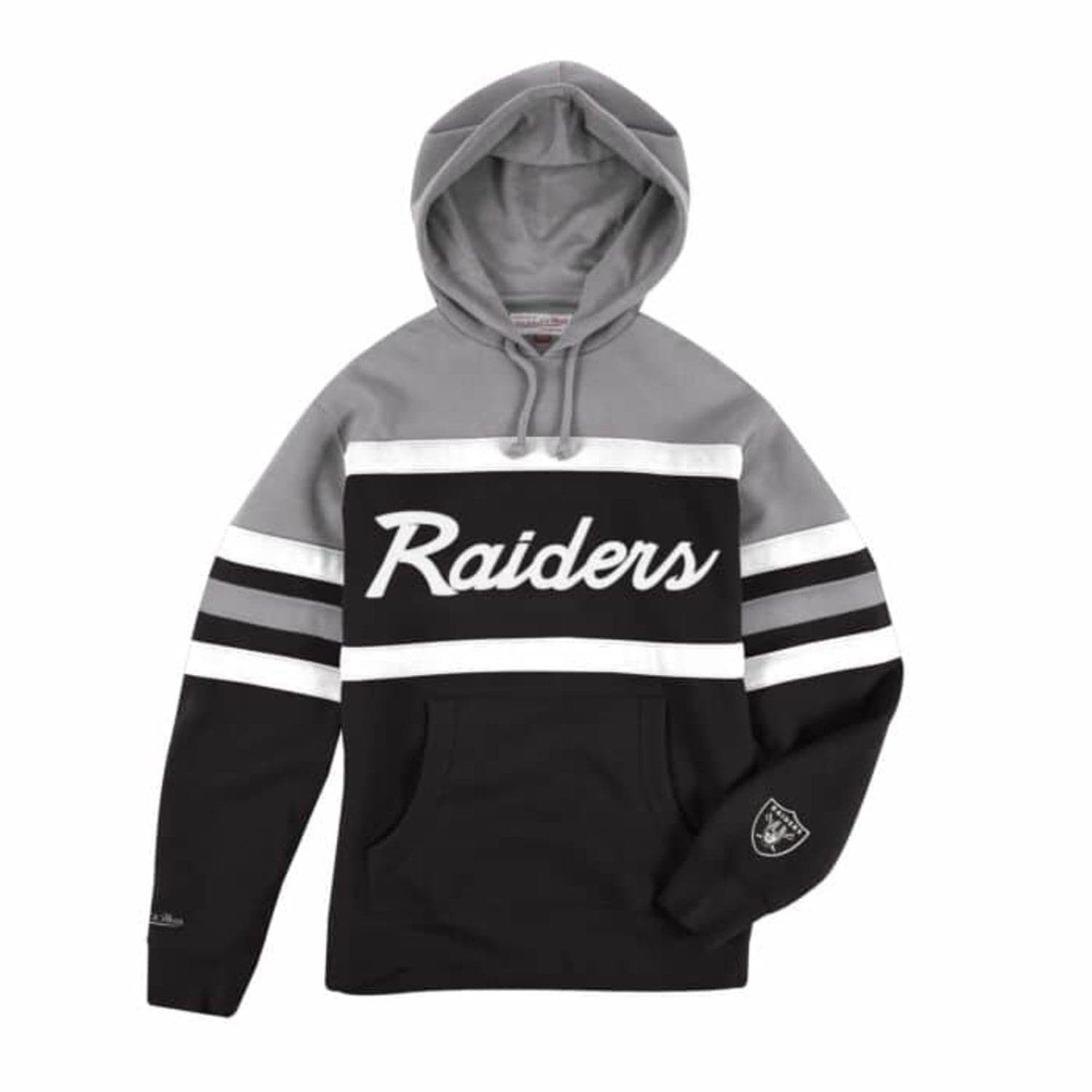 Mitchell And Ness Jumpers Las Vegas Raiders Mitchell & Ness NFL Head Coach Hoodie Jumper - Black