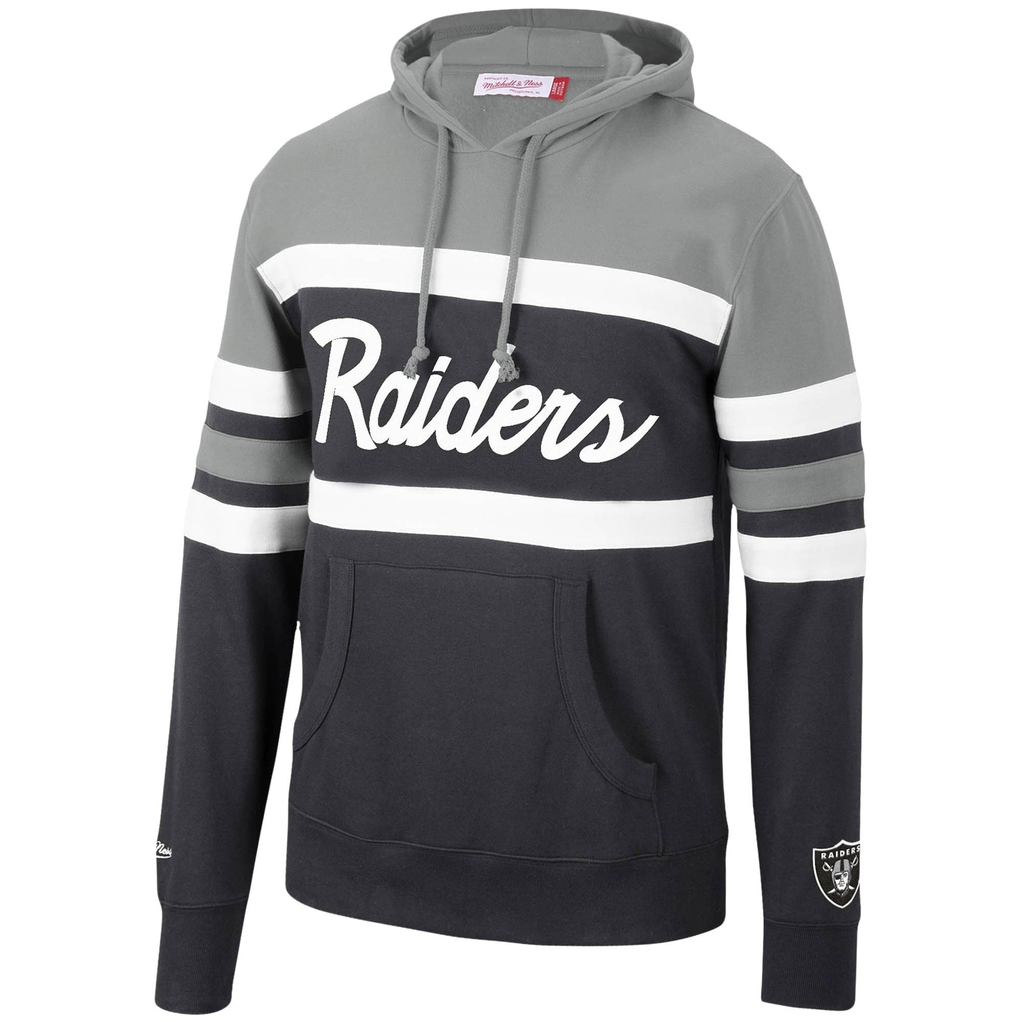 Mitchell And Ness Jumpers Las Vegas Raiders Mitchell & Ness NFL Head Coach Hoodie Jumper - Black