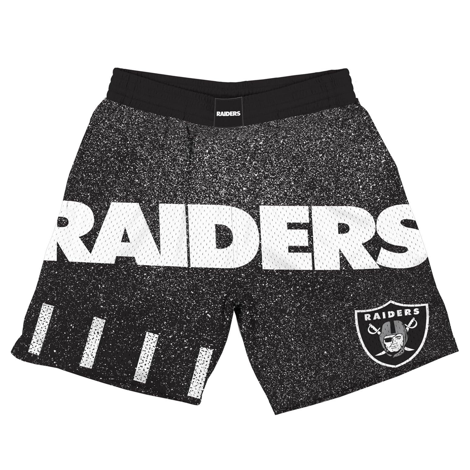 Mitchell And Ness Shorts Las Vegas Raiders Mitchell & Ness NFL Jumbotron Subliminated Shorts