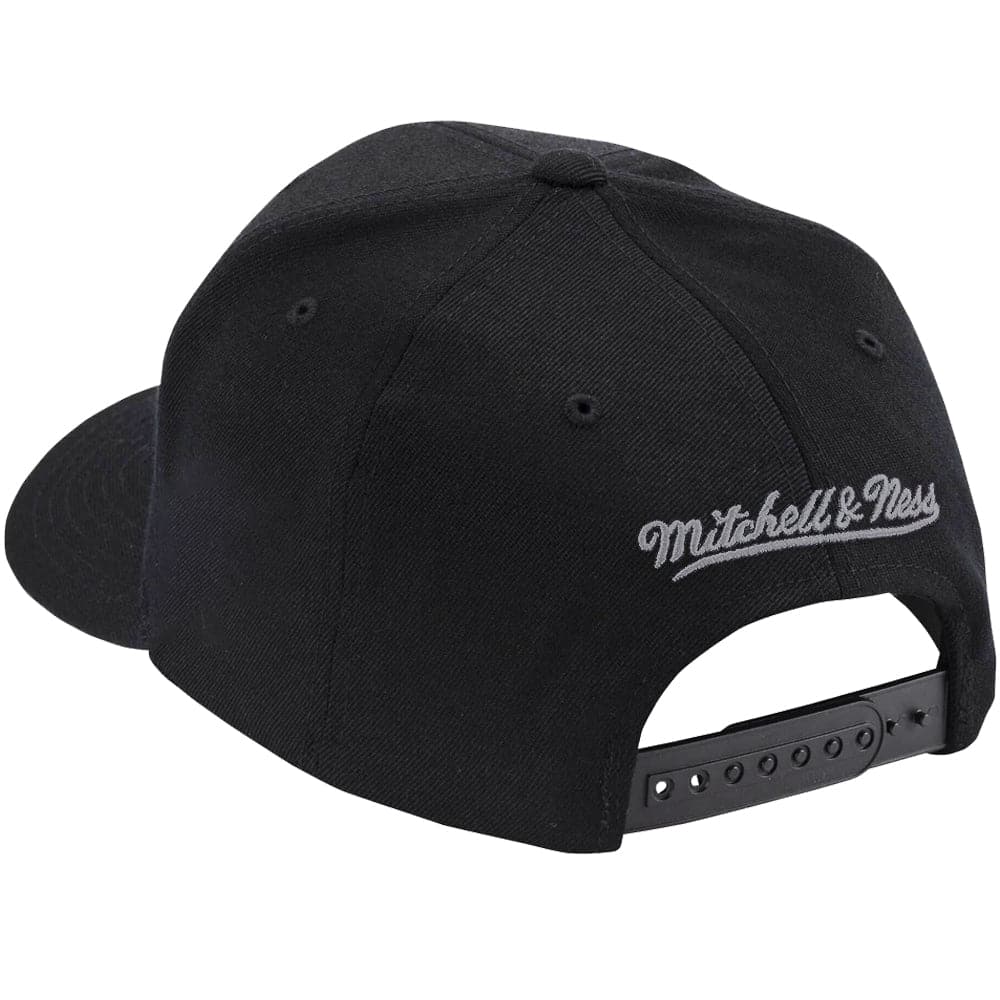Mitchell And Ness Caps Las Vegas Raiders Mitchell & Ness NFL Logo Script Classic Red Snapback Hat - Black