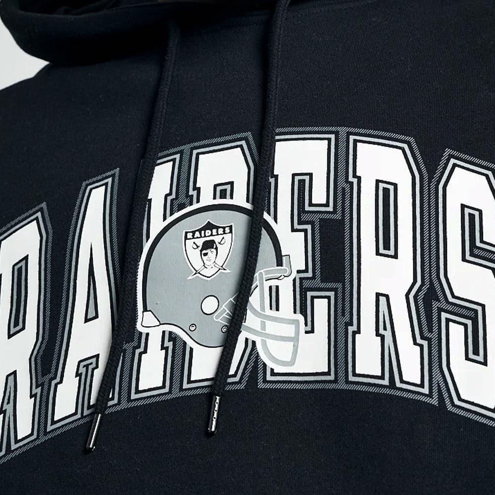 Mitchell And Ness Jumpers Las Vegas Raiders Mitchell & Ness NFL Play Clock Hoodie Jumper - Black