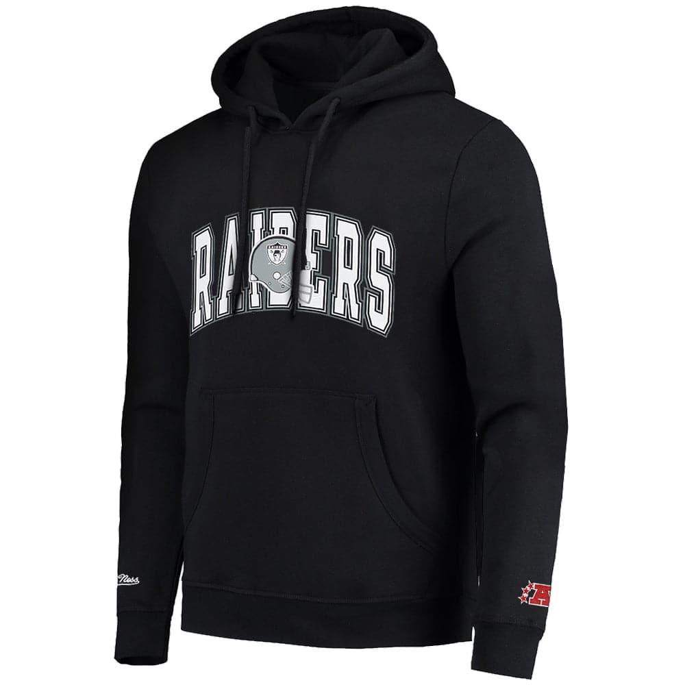 Mitchell And Ness Jumpers Las Vegas Raiders Mitchell & Ness NFL Play Clock Hoodie Jumper - Black