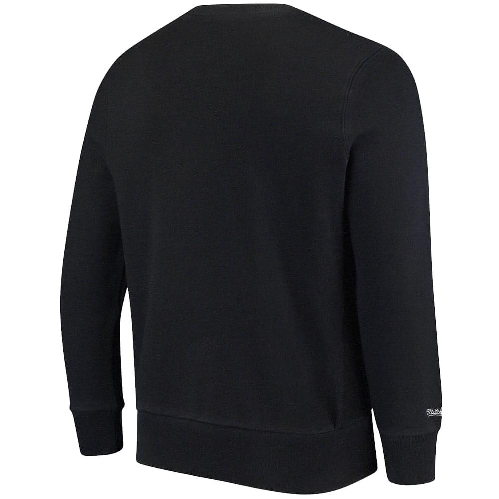 Mitchell And Ness Jumpers Las Vegas Raiders Mitchell & Ness NFL Throwback Crest Vintage Crew Jumper - Faded Black