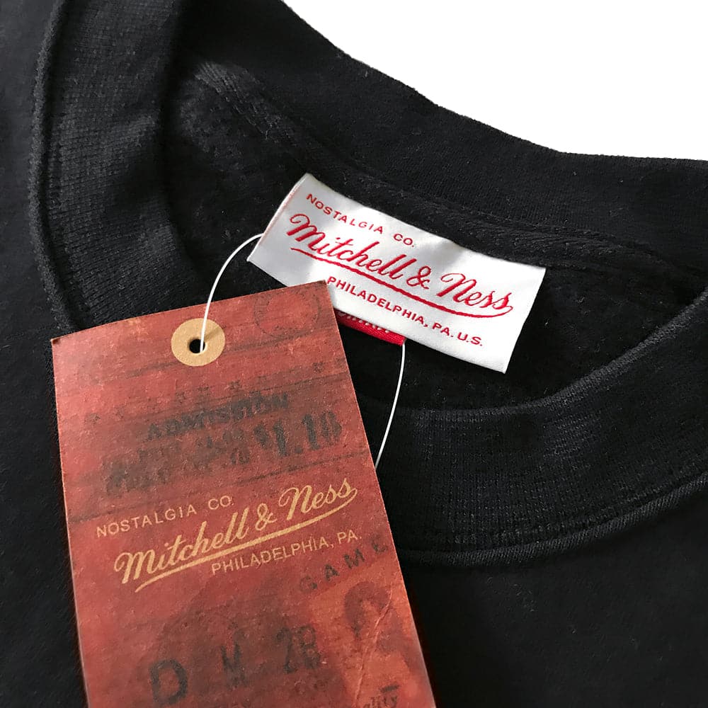 Mitchell And Ness Jumpers Las Vegas Raiders Mitchell & Ness NFL Throwback Logo Crew Jumper - Black