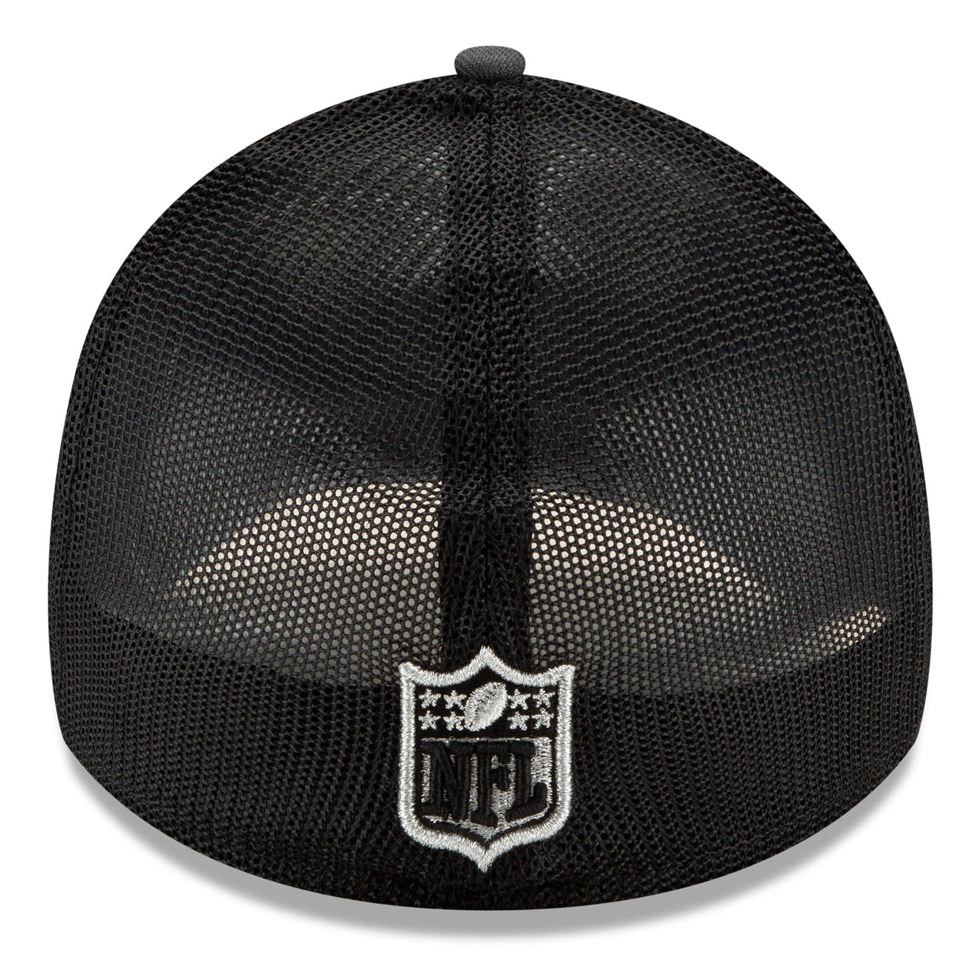 New Era Caps Las Vegas Raiders New Era 2021 NFL Draft 39THIRTY Flex Fit Curve Hat - Graphite