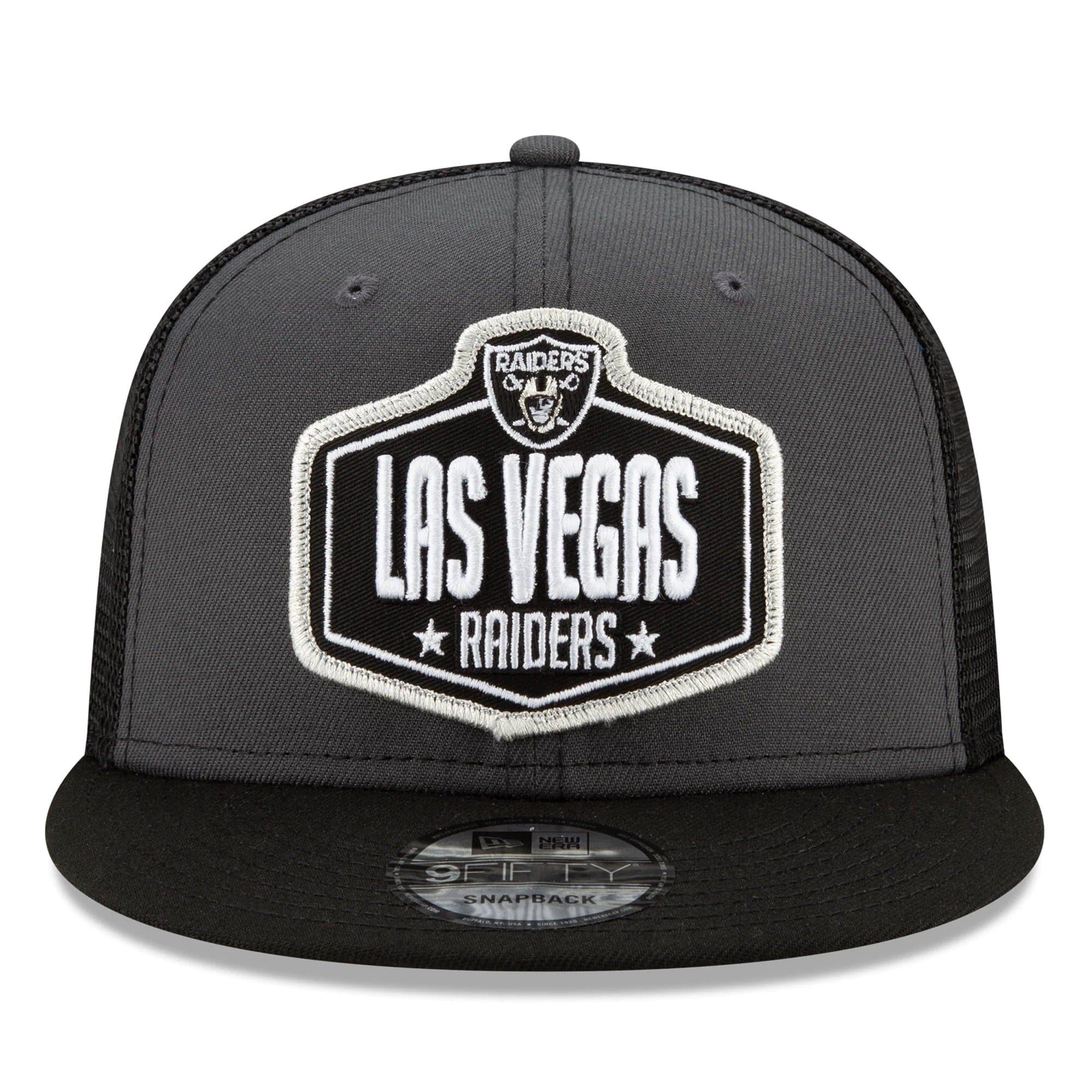 New Era Caps Las Vegas Raiders New Era 2021 NFL Draft 9FIFTY Snapback Hat - Graphite