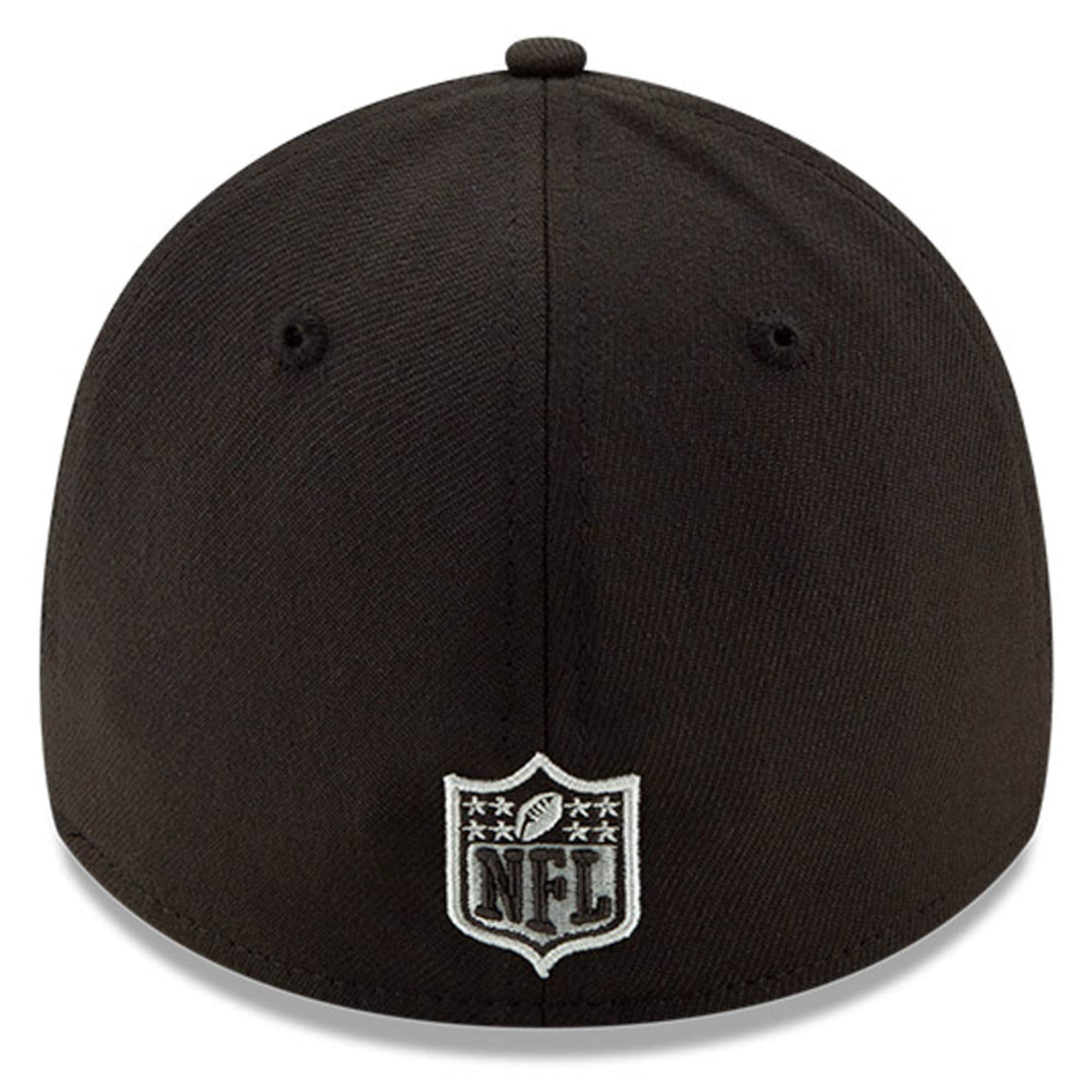 New Era Caps Las Vegas Raiders New Era NFL 2020 Draft 39THIRTY Flex Fit Curve Hat - Black