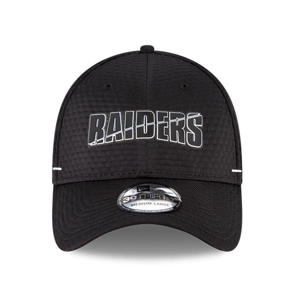 New Era Caps Las Vegas Raiders New Era NFL 2020 Summer Sideline 39THIRTY Flex Fit Curve Hat - Black