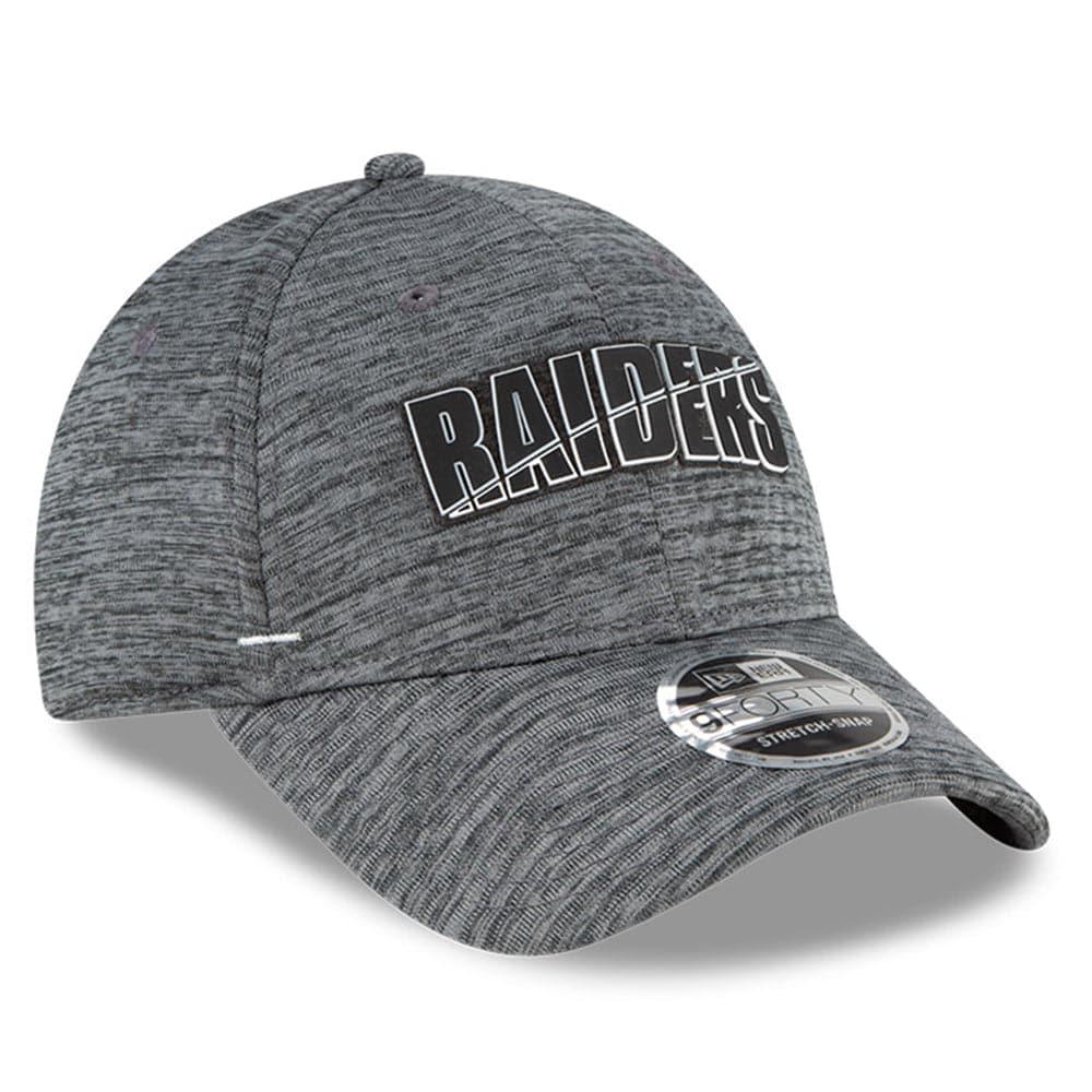 New Era Caps Las Vegas Raiders New Era NFL 2020 Summer Sideline 9FORTY Snapback Curve Hat - Heather