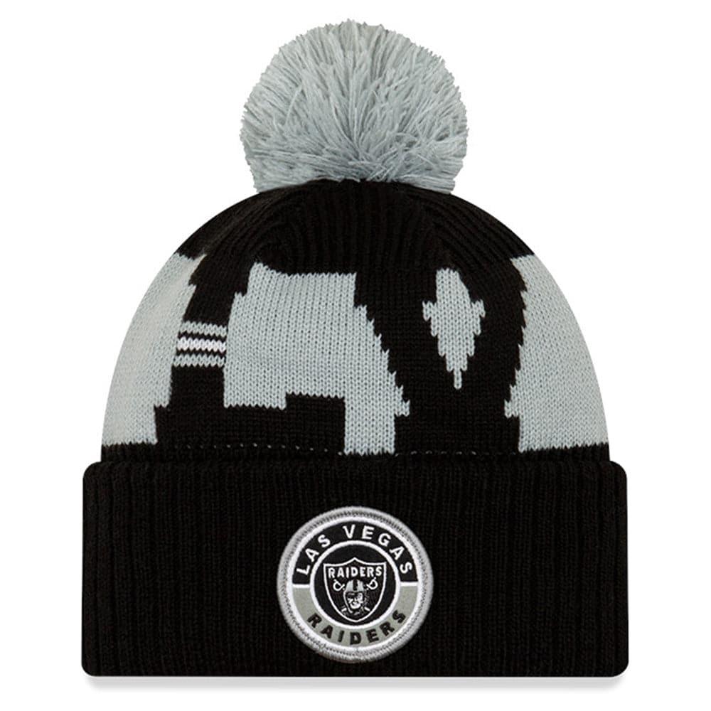 New Era Beanies Las Vegas Raiders New Era NFL 2020 Team Colour Sideline Knit Beanie