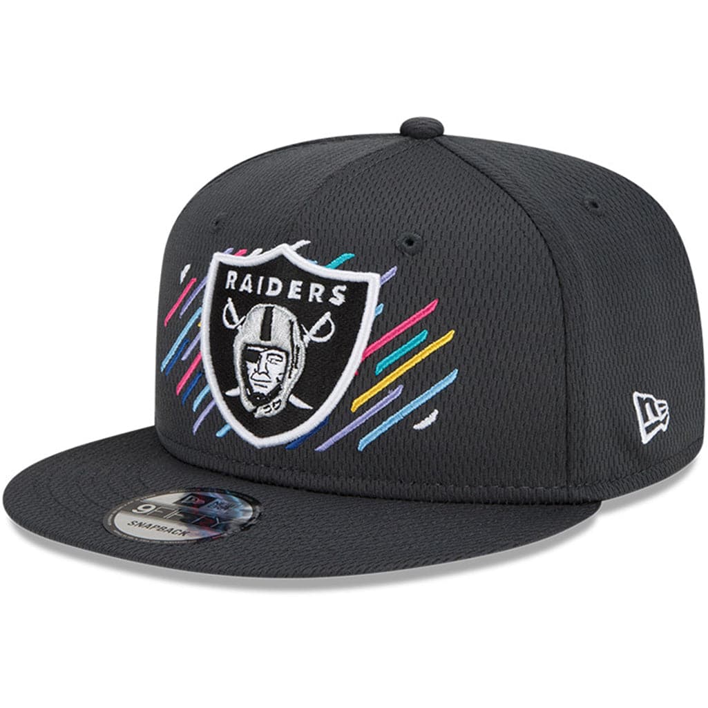 New Era Caps Las Vegas Raiders New Era NFL 2021 Crucial Catch 9FIFTY Snapback Hat - Steel