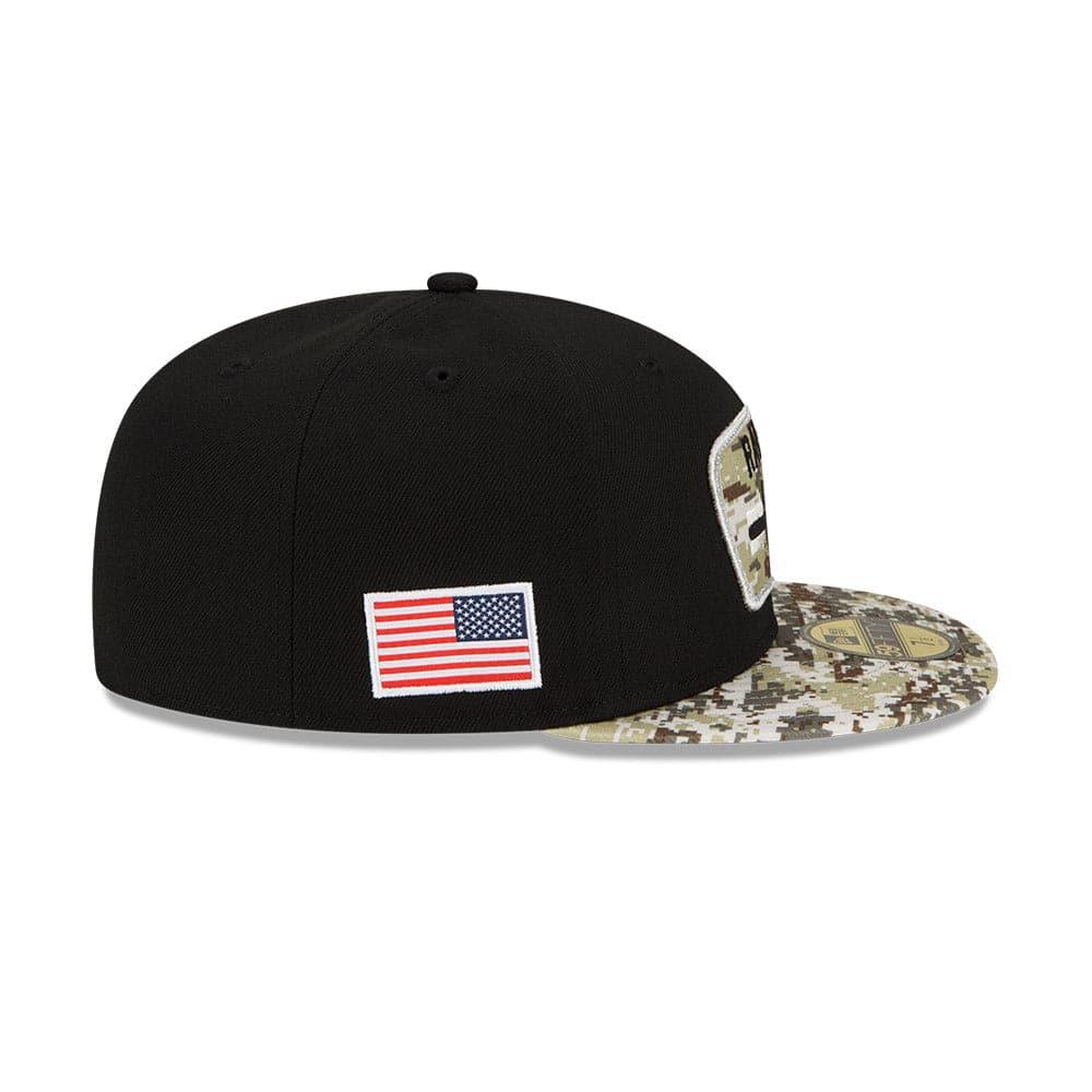 New Era Caps Las Vegas Raiders New Era NFL 2021 Salute To Service 59FIFTY Fitted Hat - Black