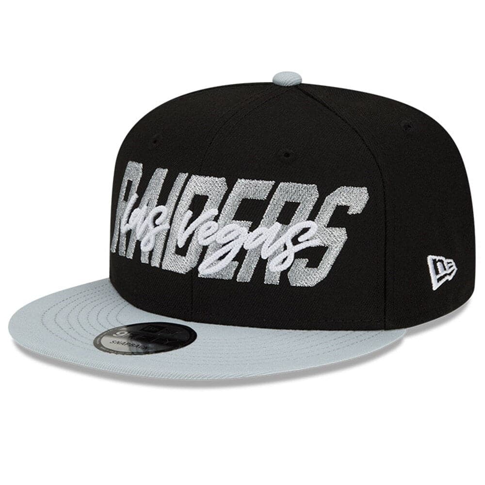 New Era Caps Las Vegas Raiders New Era NFL 2022 Draft On-Stage 9FIFTY Snapback Hat - Black