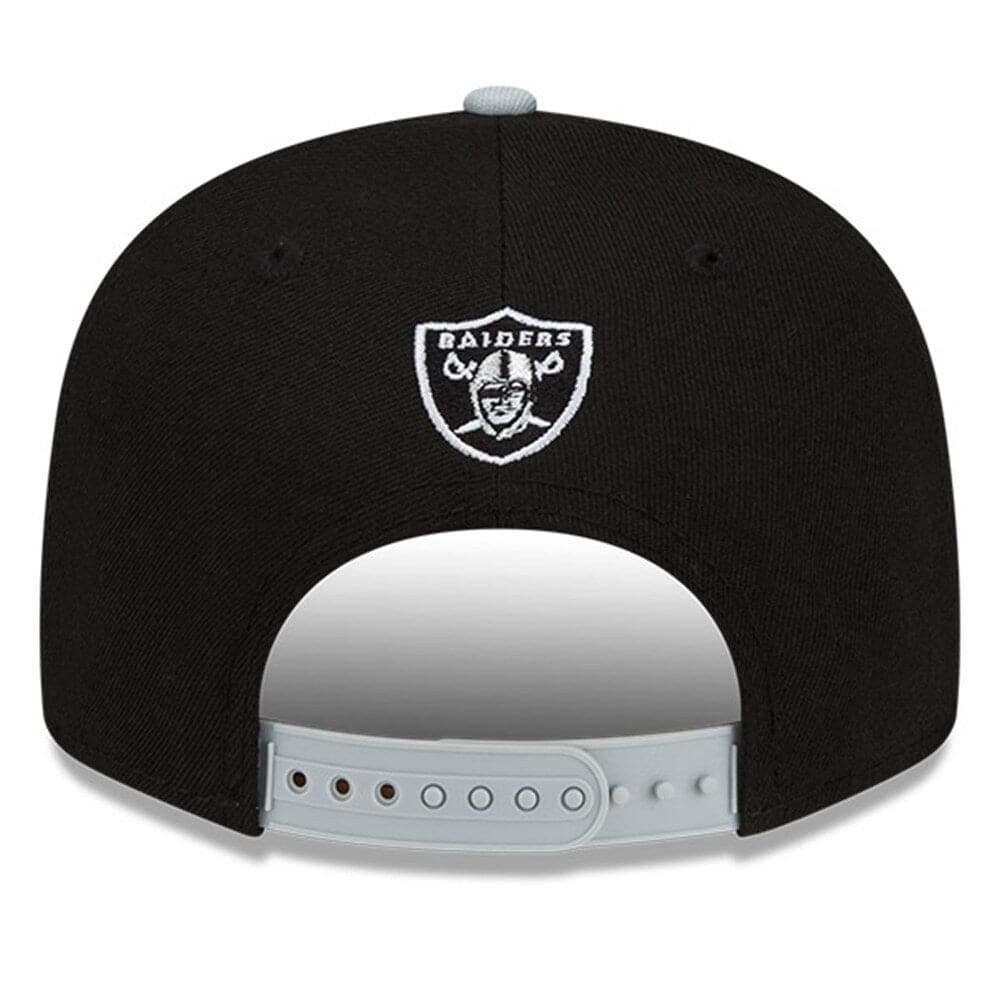 New Era Caps Las Vegas Raiders New Era NFL 2022 Draft On-Stage 9FIFTY Snapback Hat - Black