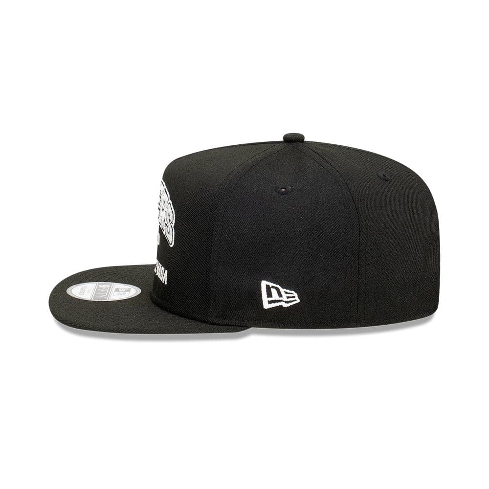 New Era Caps Las Vegas Raiders New Era NFL Arch Script 9FIFTY OF A-Frame Snapback Hat - Black