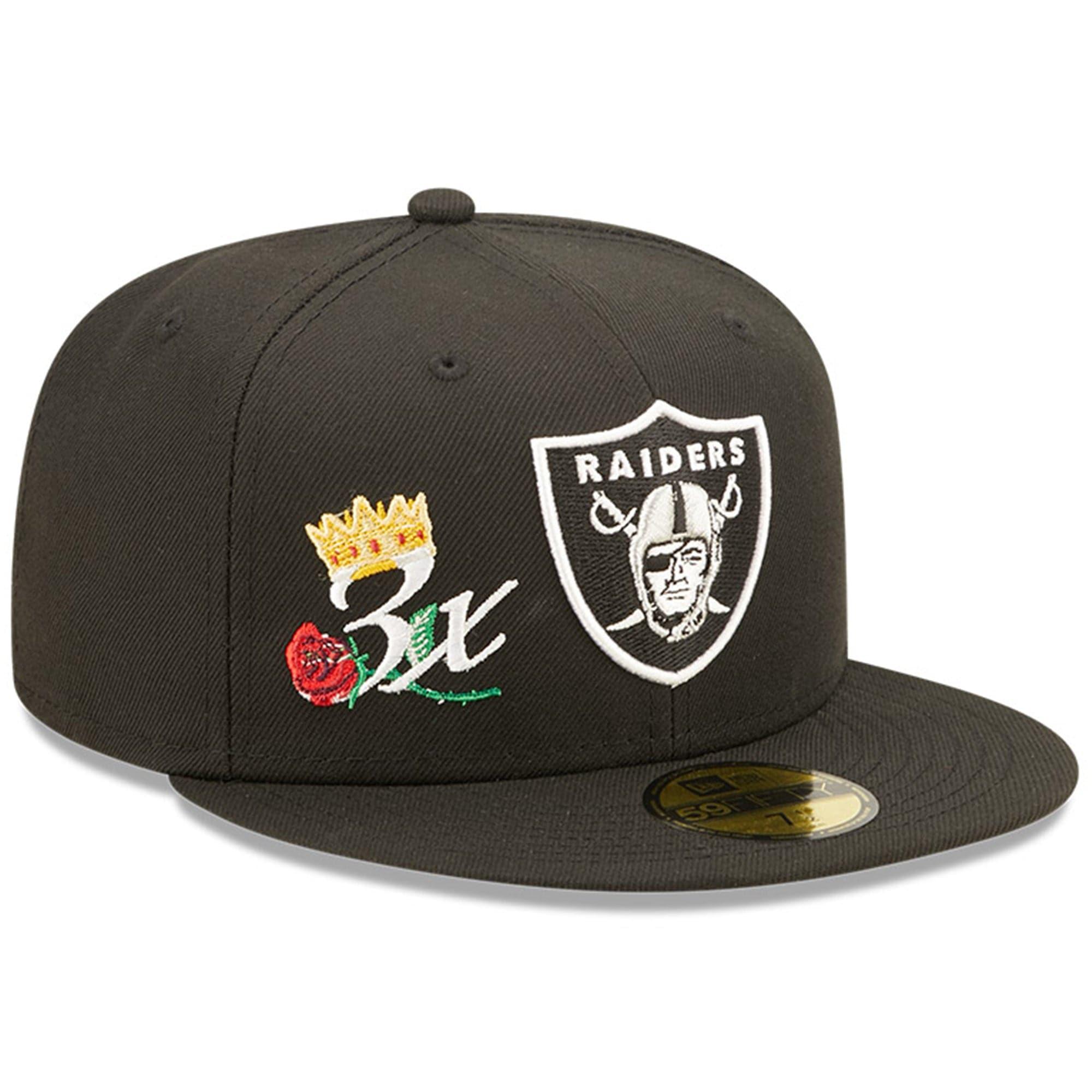 New Era Caps Las Vegas Raiders New Era NFL Crown Champs 59FIFTY Fitted Hat - Black
