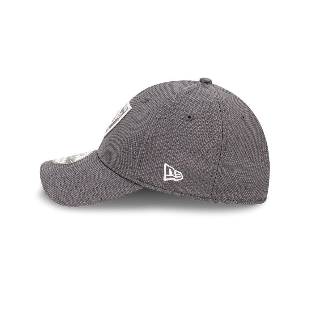 New Era Caps Las Vegas Raiders New Era NFL Graphite Diamond Era 39THIRTY Stretch Fit Hat - Grey