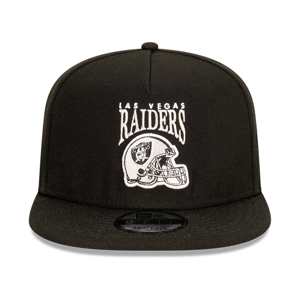 New Era Caps Las Vegas Raiders New Era NFL Helmet Arch 9FIFTY A-Frame Snapback Hat - Black