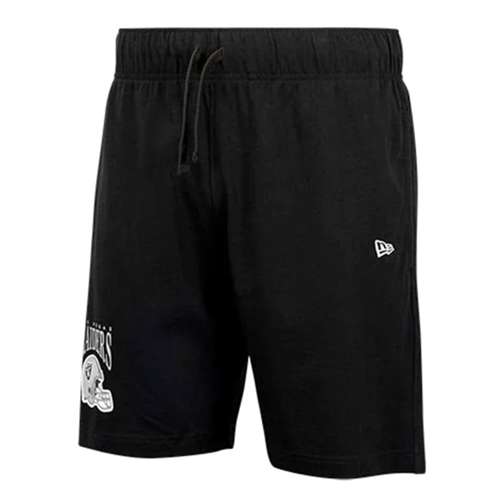 New Era Shorts Las Vegas Raiders New Era NFL Helmet Arch Cotton Shorts - Black