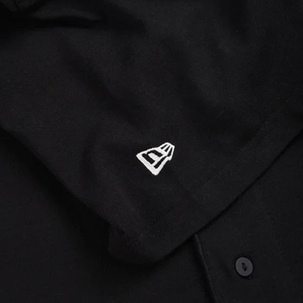 New Era T-Shirts Las Vegas Raiders New Era NFL Script Button Up T-Shirt - Black