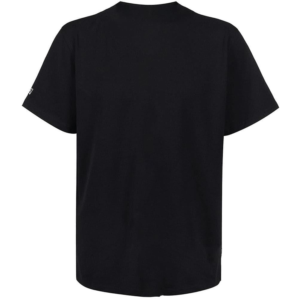New Era T-Shirts Las Vegas Raiders New Era NFL Script Button Up T-Shirt - Black