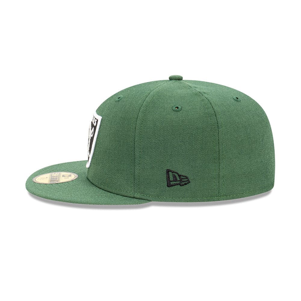 New Era Caps Las Vegas Raiders New Era NFL Team 59FIFTY Fitted Hat - Rifle Green