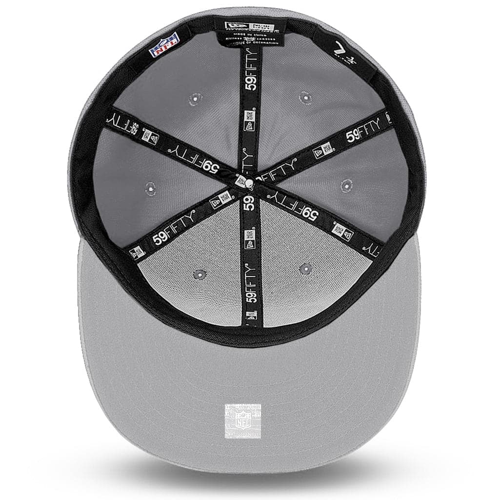New Era Caps Las Vegas Raiders New Era NFL Team Alternate 59FIFTY Fitted Hat - Grey