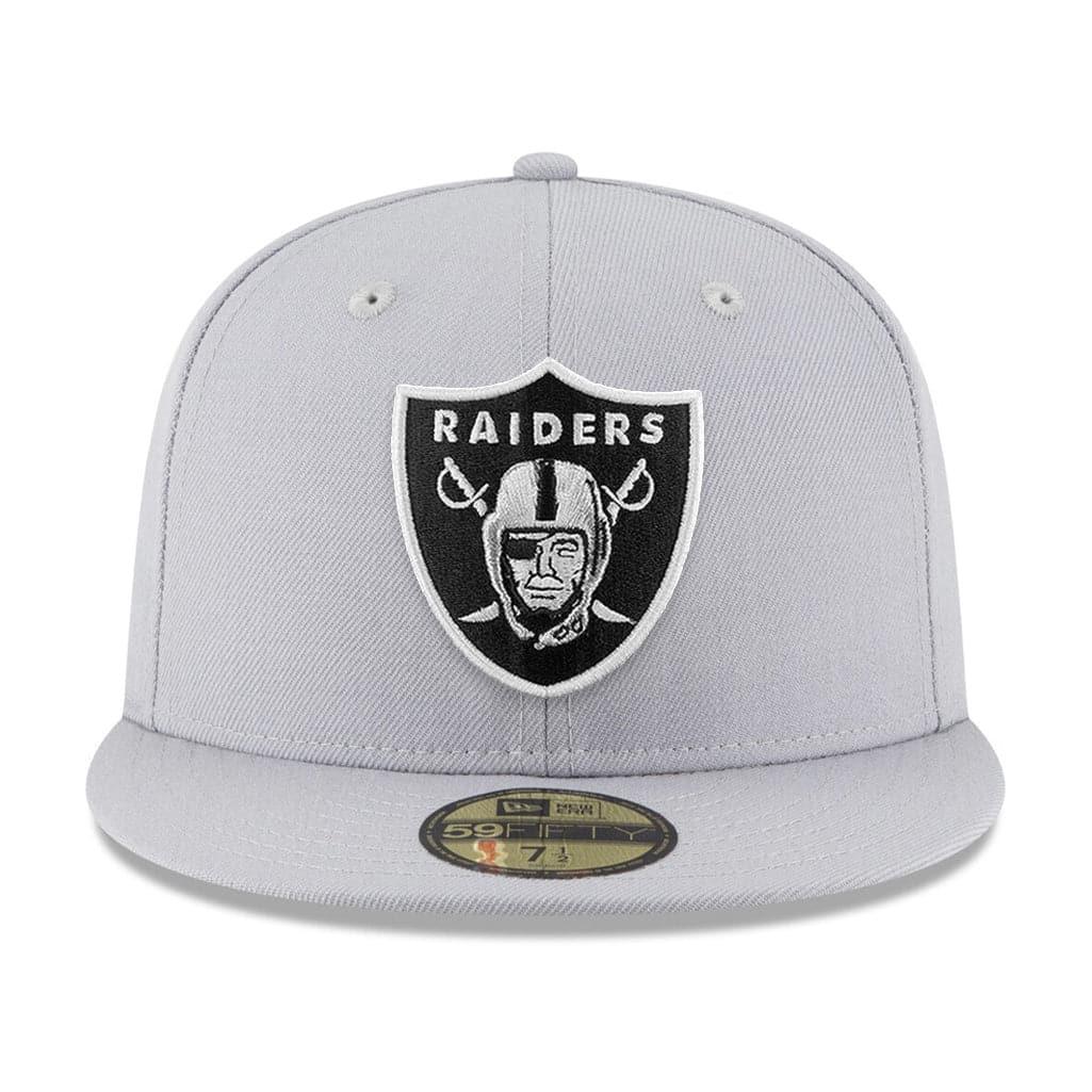 New Era Caps Las Vegas Raiders New Era NFL Team Alternate 59FIFTY Fitted Hat - Grey