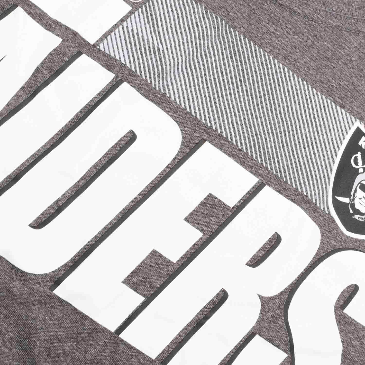 Nike T-Shirts Las Vegas Raiders Nike NFL Team Name Sideline Legend Performance T-Shirt - Charcoal Heather