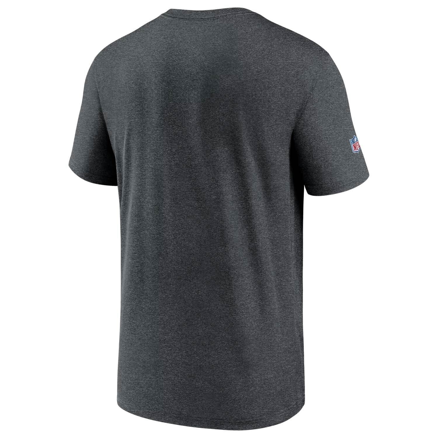Nike T-Shirts Las Vegas Raiders Nike NFL Team Name Sideline Legend Performance T-Shirt - Charcoal Heather