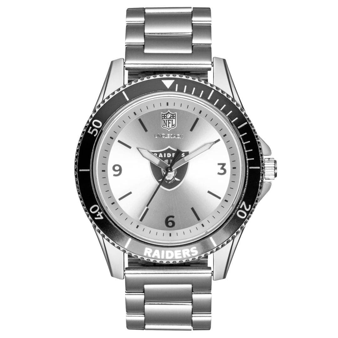 Uncle Jack Accessories Las Vegas Raiders Uncle Jack NFL Team Unisex Watch - Silver