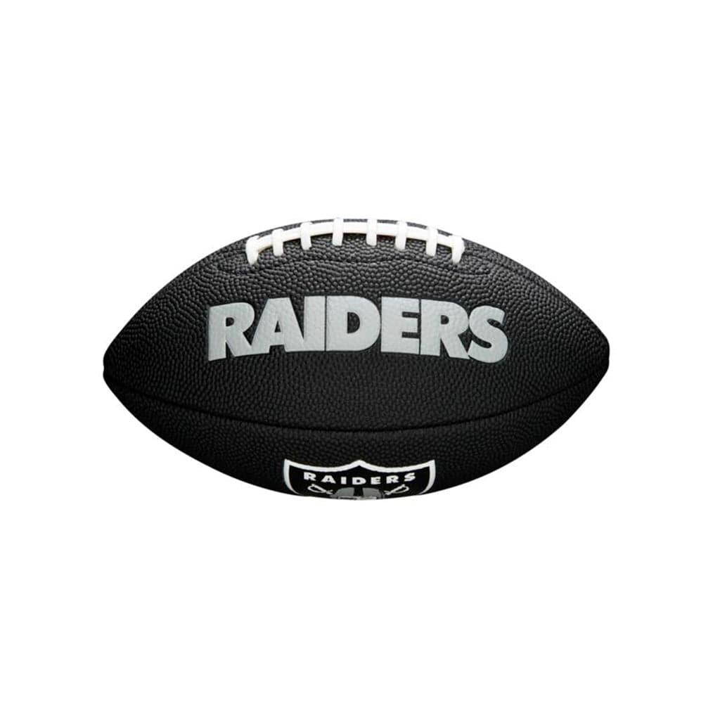 Wilson Sporting Goods Balls Las Vegas Raiders Wilson NFL Mini Size Team Football - Black